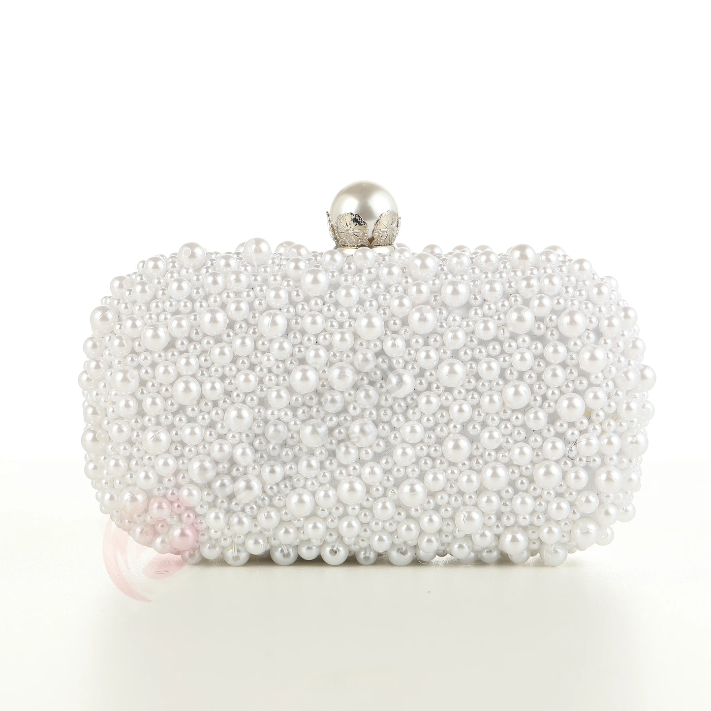 Luxury handmade wedding evening bag chain shoulder bag Full Beaded clutch bag Ladies Artificial Pearls Handbag for Wedding Party