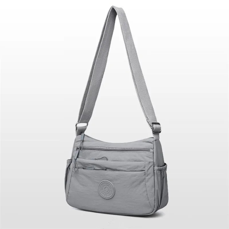 Multi-Layer Casual Crossbody Bag for Women, Solid Color Multi-Pocket, Versatile for Commuting, Travel, Shopping, Mother'S Gift