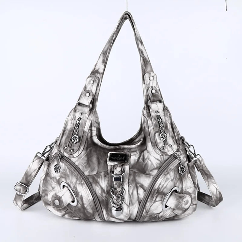 Angel kiss Women Handbags Fashion Shoulder Bag Large Tote Top-handle Shopping Pack Multifunctional Satchel Lady Hobos  Big Purse