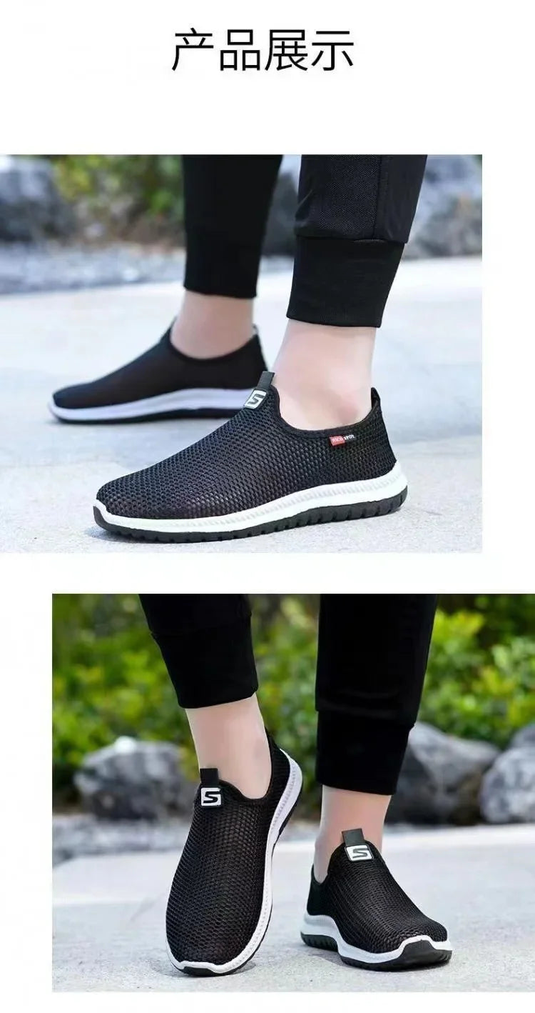 Summer Walking Shoes Hot Sale Men Sneakers Sport Lightweight Casual Hiking Shoes Men Breathable Aqua Shoes Man Outdoor Footwear