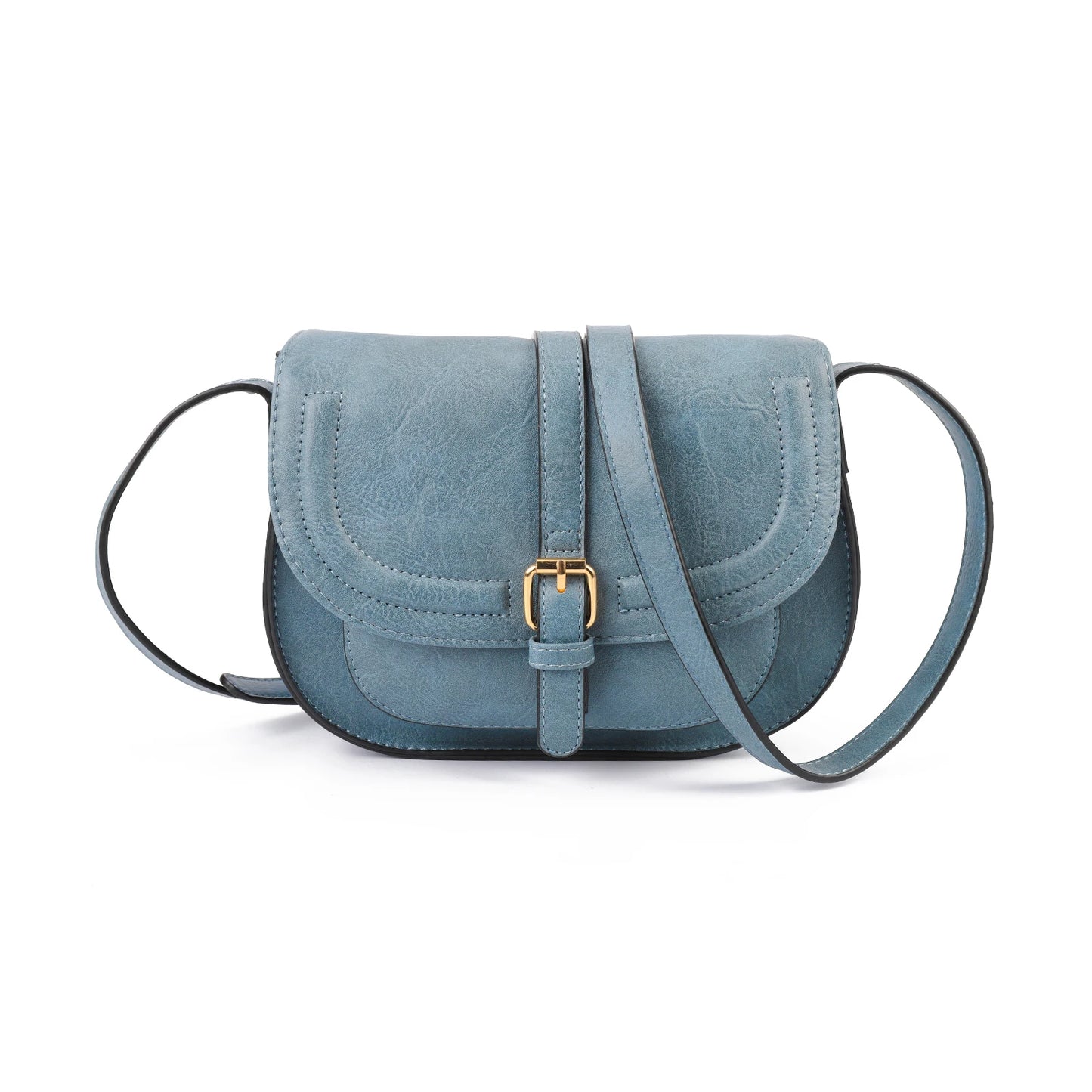 Crossbody Bags for Women Saddle Shoulder Purse and Boho Handbags with Strap Faux Leather CT20154E