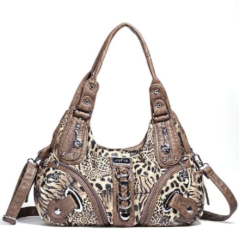 Angel kiss Women Handbags Fashion Shoulder Bag Large Tote Top-handle Shopping Pack Multifunctional Satchel Lady Hobos  Big Purse