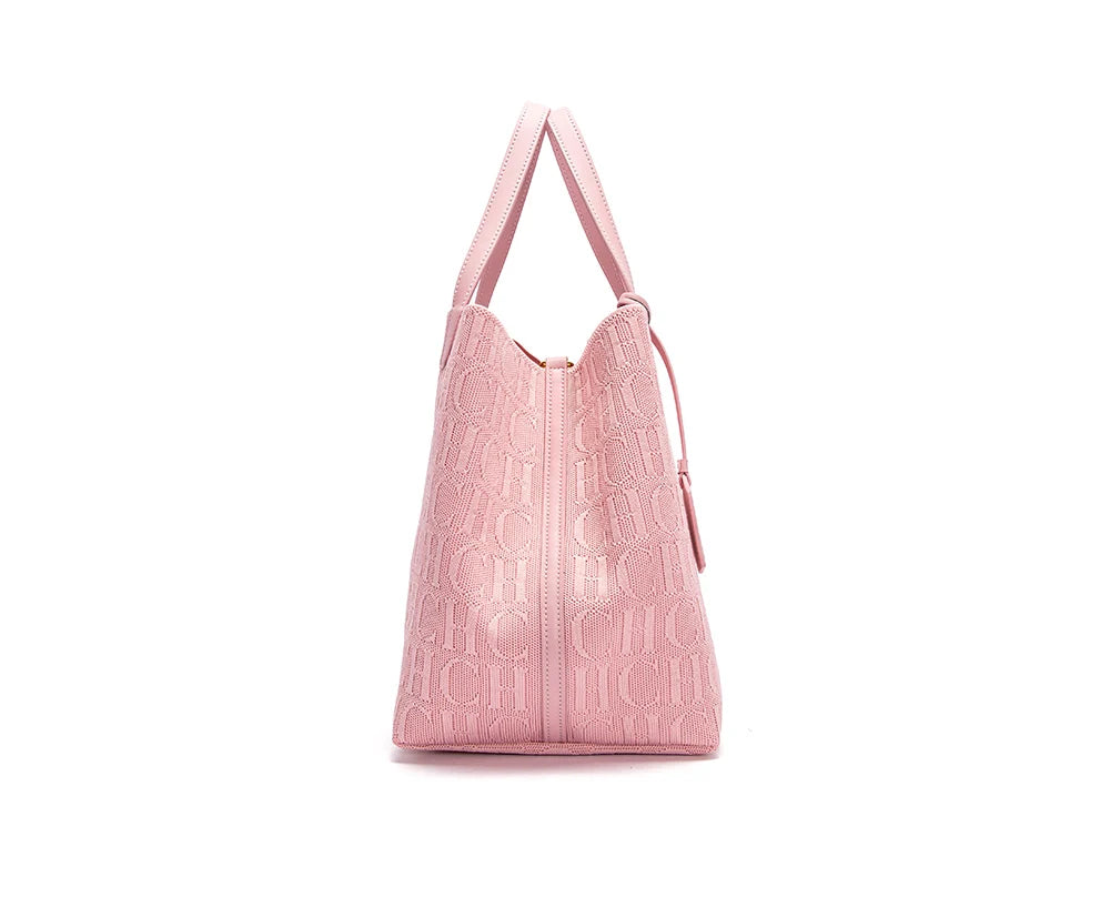 Fashionable Classic New Solid Color Outer Bag Women's Handbag Exquisite Handcrafted Weaving Large Capacity Handbag