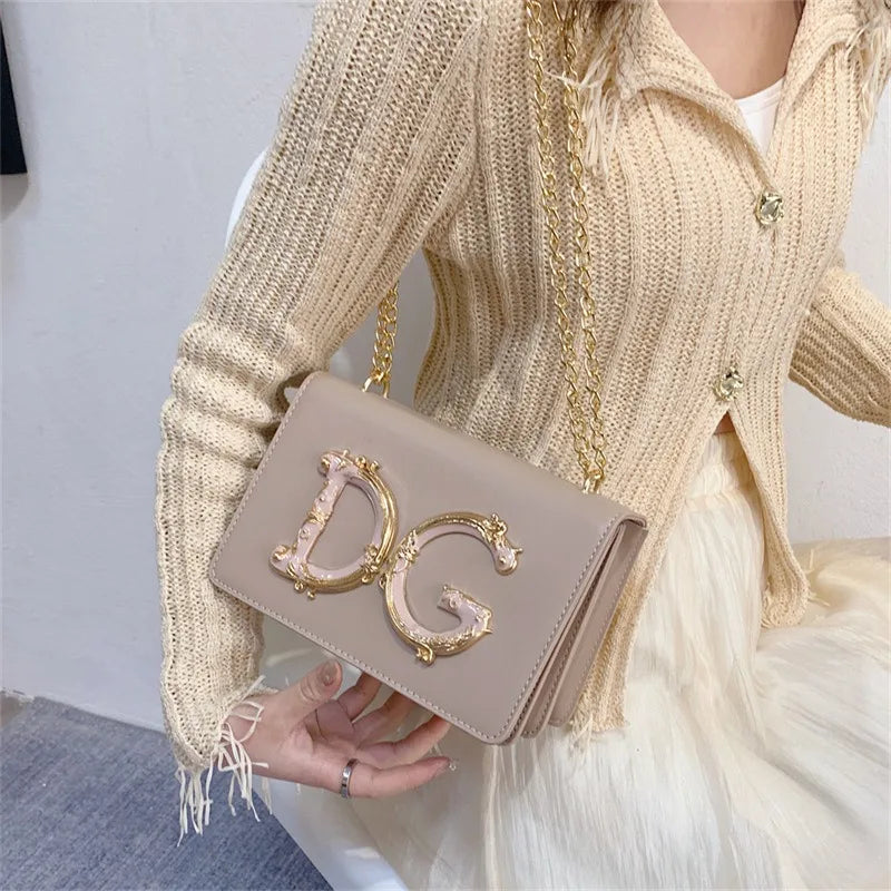 Banquet small square bag, women's new fashionable and versatile chain shoulder crossbody bag
