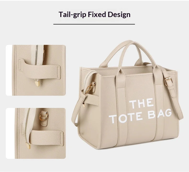 Luxury Designer Bag Tote Women Handbags Letter Shoulder Bags Brands Soft PU Shopper Purses Crossbody Bags for Women Clutch