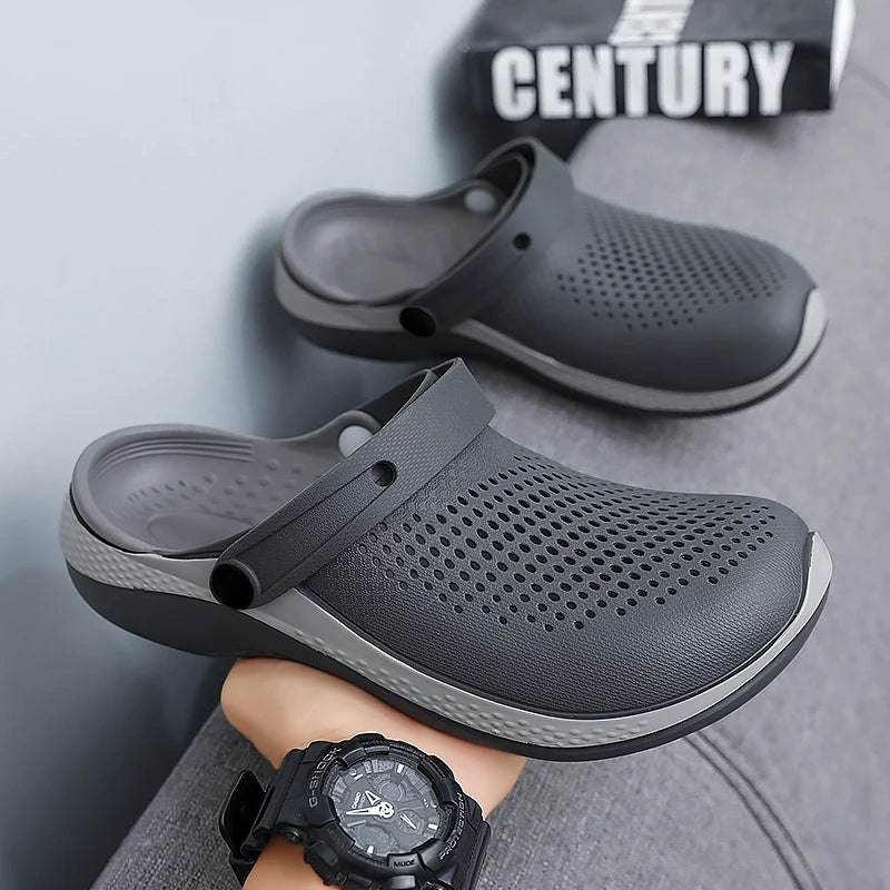 Men's Summer Non-Slip Toe-Toe Sandals for Outdoor Use, Large Size Sports Beach Slippers