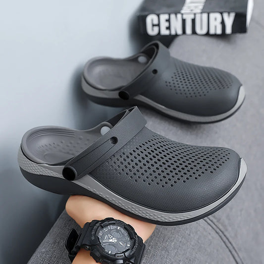 Men's Summer Non-Slip Toe-Toe Sandals for Outdoor Use, Large Size Sports Beach Slippers