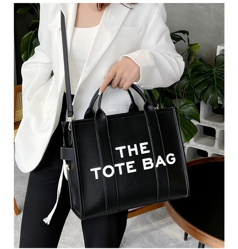 Luxury Designer Bag Tote Women Handbags Letter Shoulder Bags Brands Soft PU Shopper Purses Crossbody Bags for Women Clutch