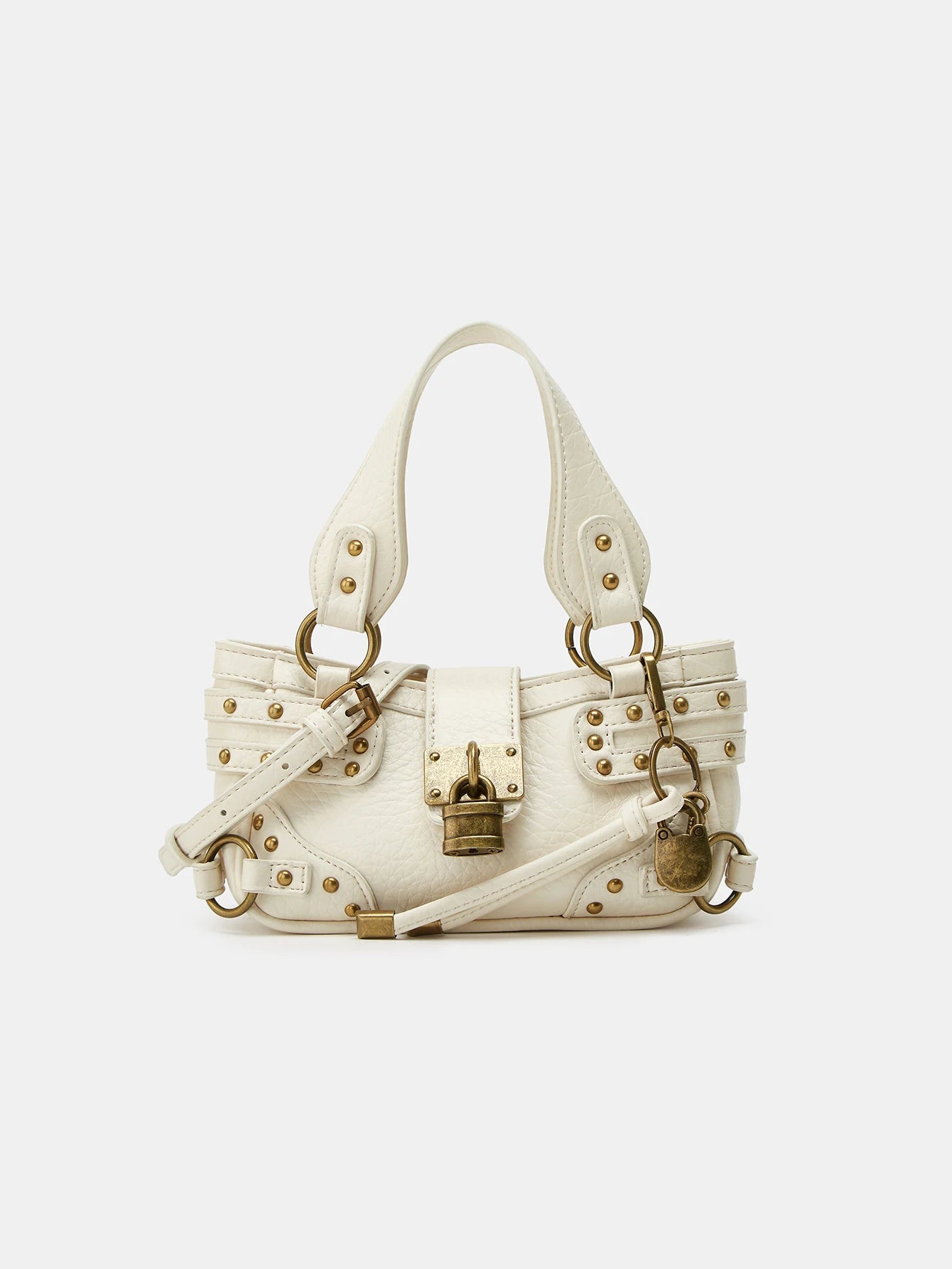 Ladies' handbag 2026 Summer New style rivet retro street motorcycle bag mini crossbody bag Mobile phone bag Women's bag
