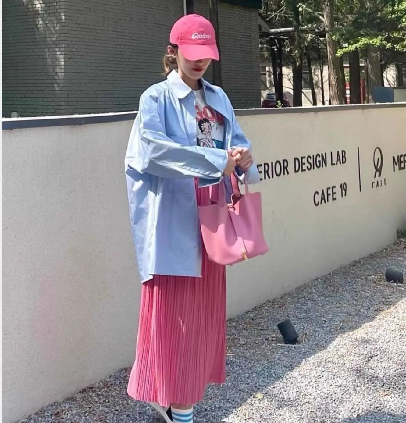 Classic Vegetable BasketpuWomen's Handbag Simple Bucket Bag Mother Bag Fashion Versatile Women's Bag Cross-border