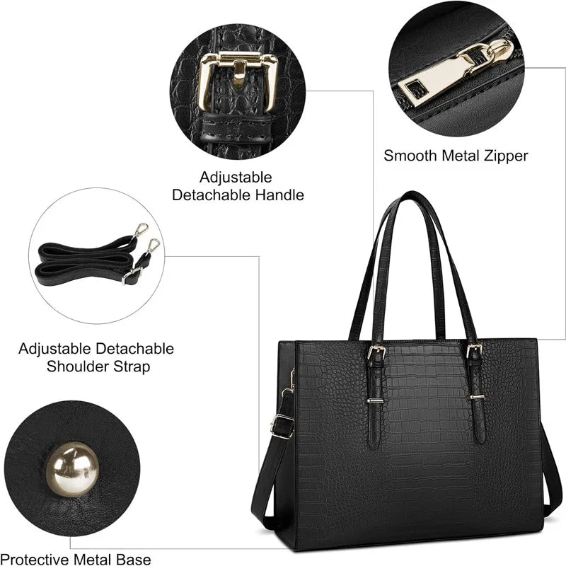 Middle Aged Faux Leather Shoulder Bag, Multi Zipper Crossbody Bag, Casual Solid Color Women's Purses