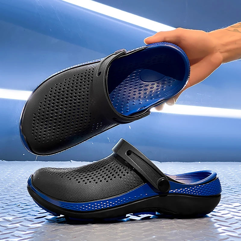 Men's Summer Non-Slip Toe-Toe Sandals for Outdoor Use, Large Size Sports Beach Slippers