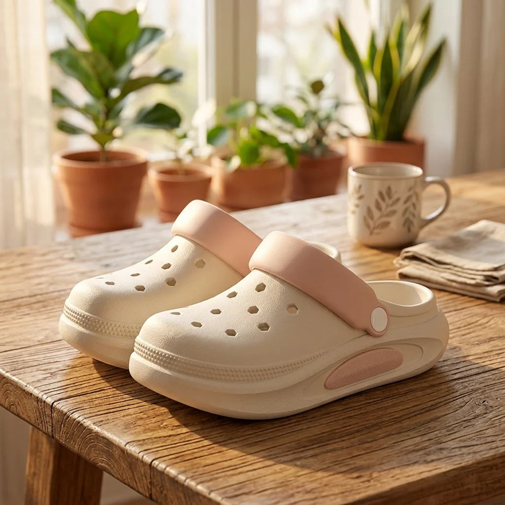 Summer Clogs Women Cute 3D Charms Garden Sandals Lightweight Soft EVA Beach Slippers Outdoor Non Slip Fashion Thick  Sole Shoes