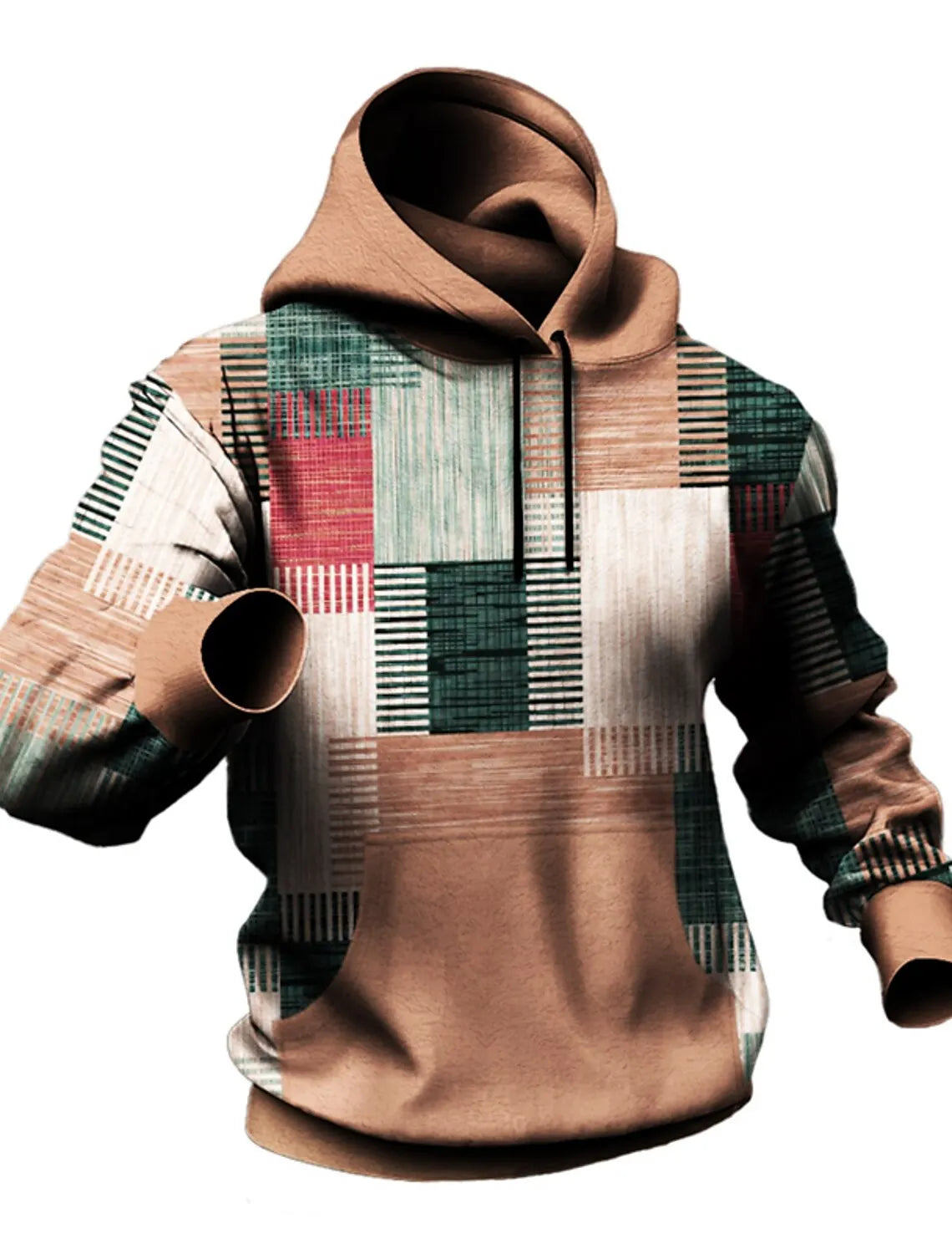 2024 Casual Loose Oversized men's Hoodie 3D Printed Pattern Top For Autumn Fashion Long Sleeved Street Wear men's Hoodies