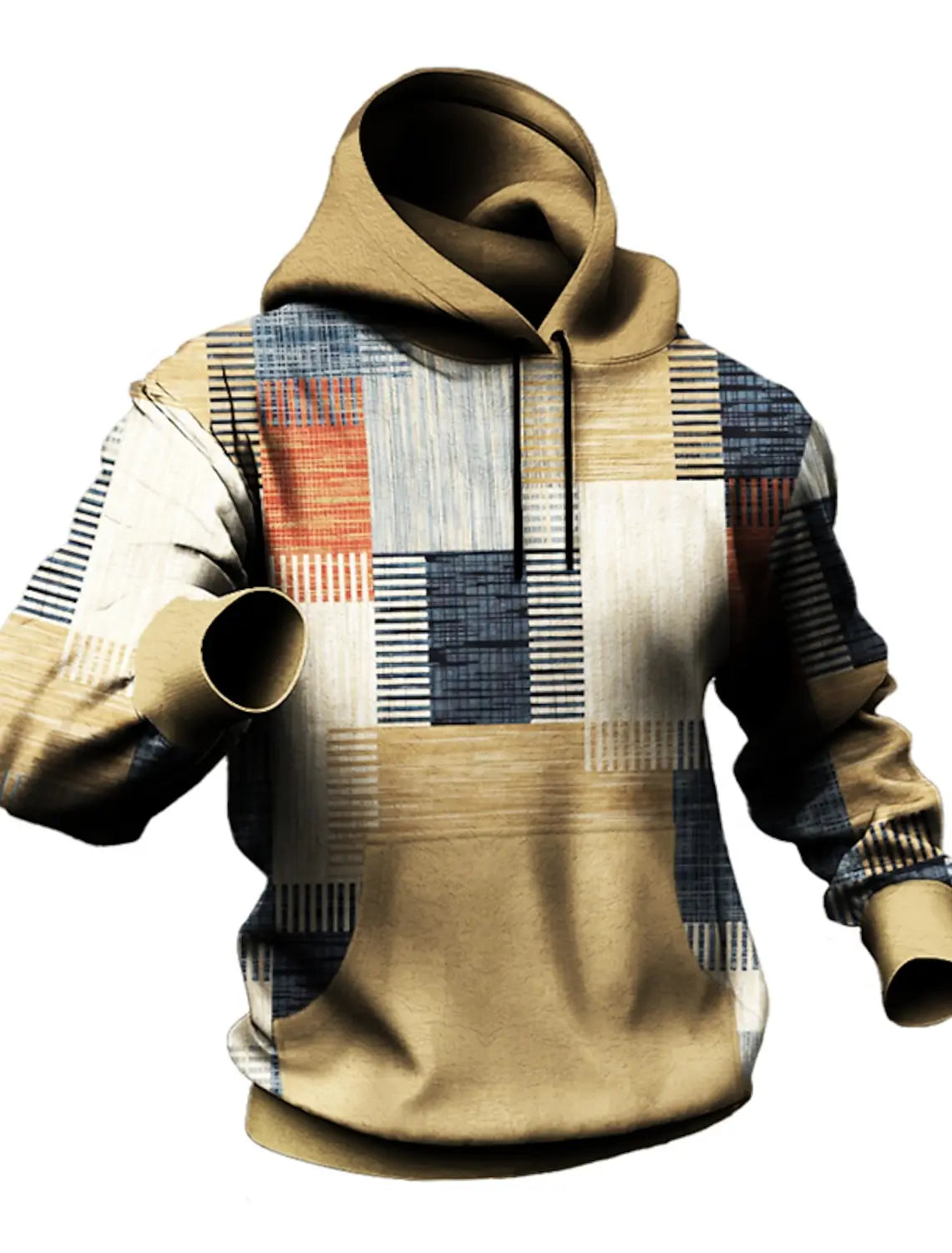 2024 Casual Loose Oversized men's Hoodie 3D Printed Pattern Top For Autumn Fashion Long Sleeved Street Wear men's Hoodies
