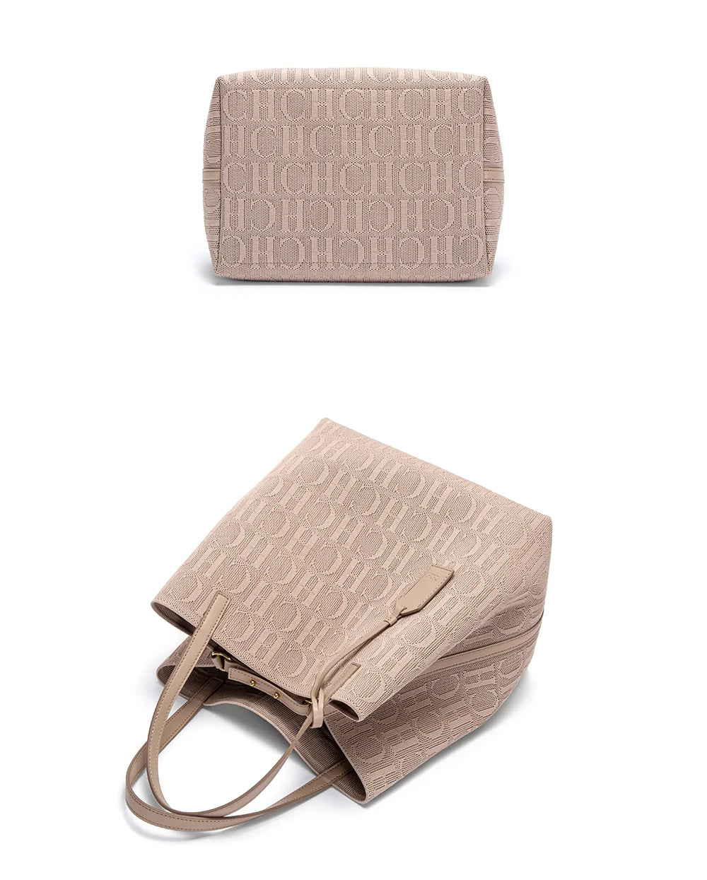 Fashionable Classic New Solid Color Outer Bag Women's Handbag Exquisite Handcrafted Weaving Large Capacity Handbag
