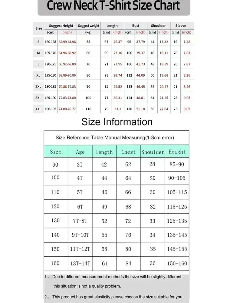 Plus Size Demon Slayer Summer Anime Printed Men, Women T-shirt Casual Parent Child Top Fashion Street Wear Harajuku Style Y2K