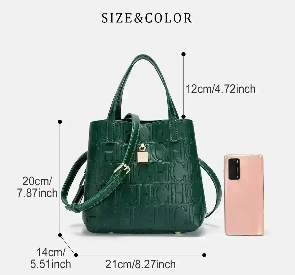 CH Brand Women's Handbag Large Capacity, Letter Elements Women's Handbag 2026 Classic Fashion Shoulder Bag
