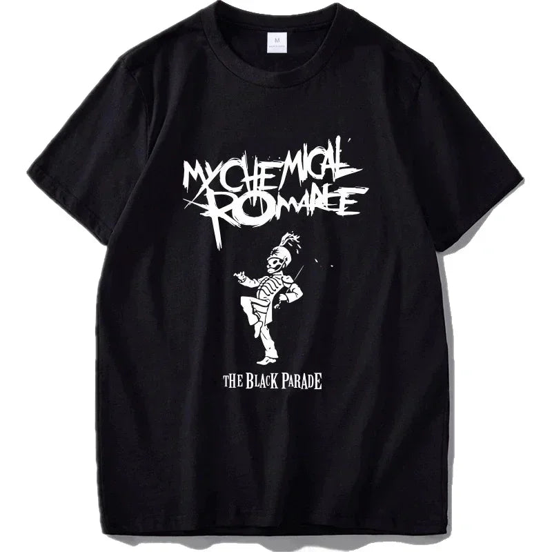My Chemical Romance T Shirt Women Fashion T-shirts Cool Hip Hop Men Tshirt Casiual Summer Vintage Anime Unisex Top Tee