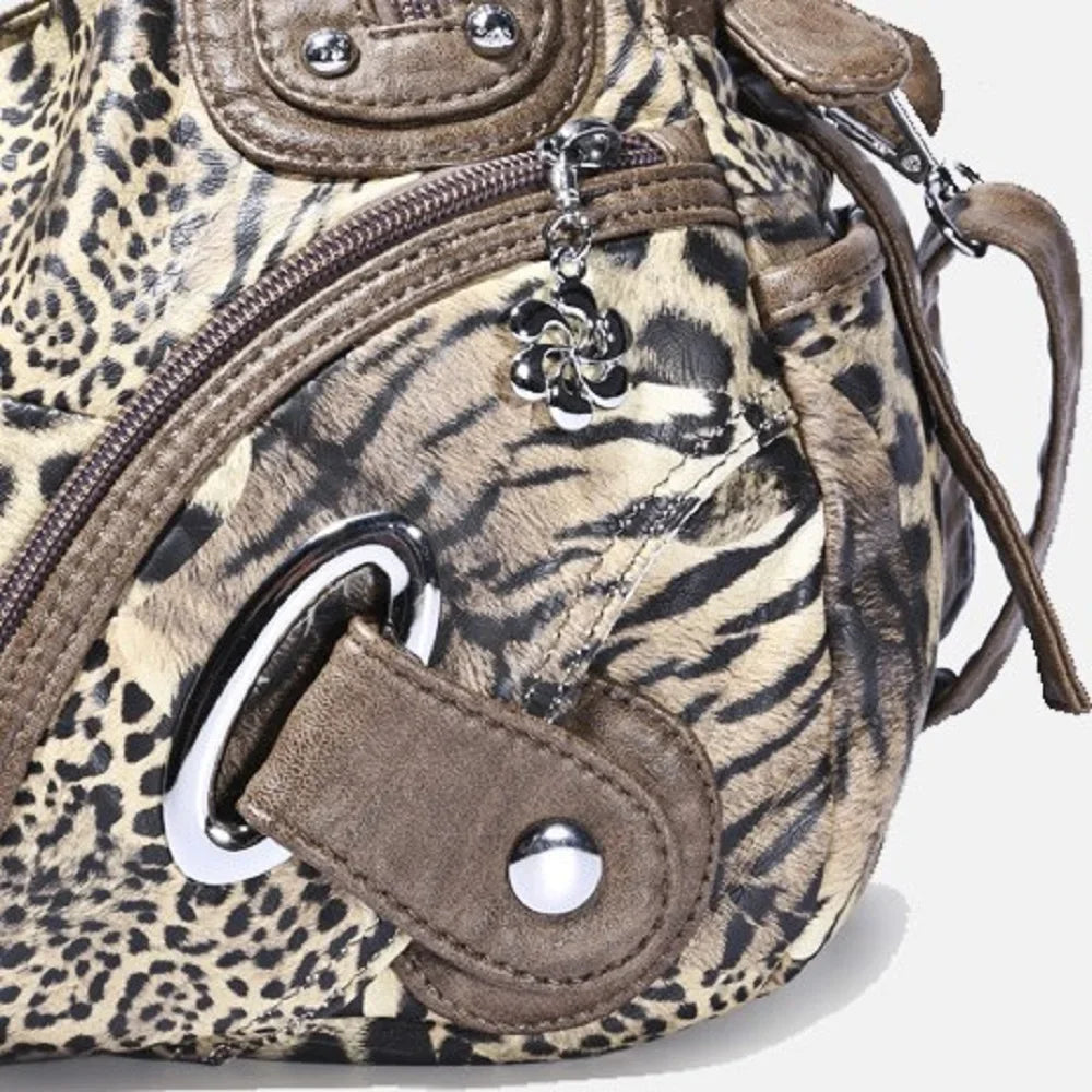Angel kiss Women Handbags Fashion Shoulder Bag Large Tote Top-handle Shopping Pack Multifunctional Satchel Lady Hobos  Big Purse