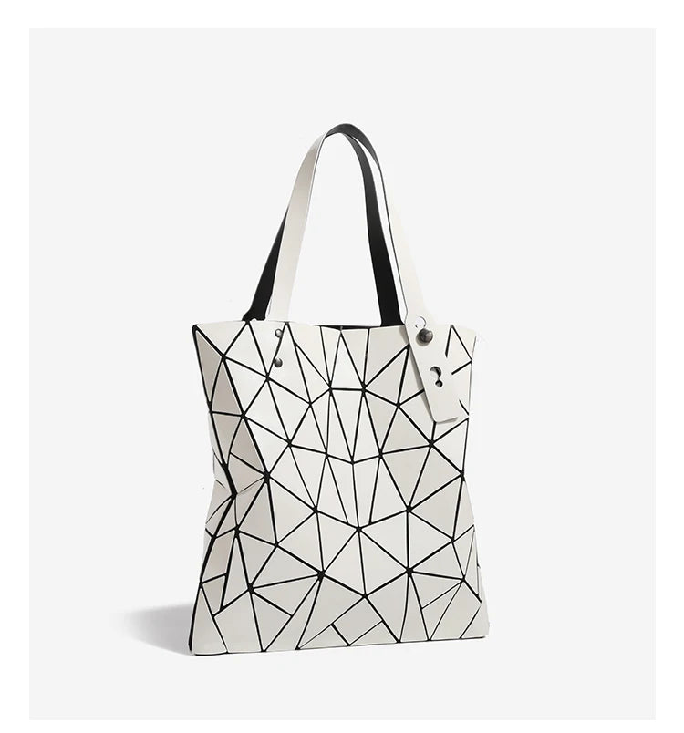 Diamond-Patterned Bag for Women, Summer Versatile New Geometric Diamond-Patterned Bag, Internet Celebrity Shoulder Handbag, Tote Bag
