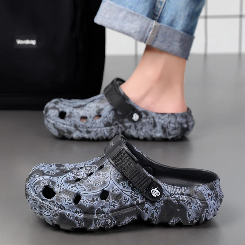 Men Shoes Slippers Men Garden Flat Sandals Platform Sandals Man Summer Sandals Male Sneakers Outdoor Flip Flops Home Clogs