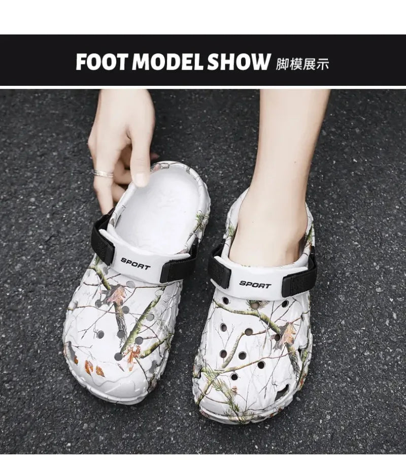 Men Clogs Slippers High Quality Classic Outdoor Anti-Slip Garden Shoes Lightweight Fashion Casual Sandals Big Size 45 46 47