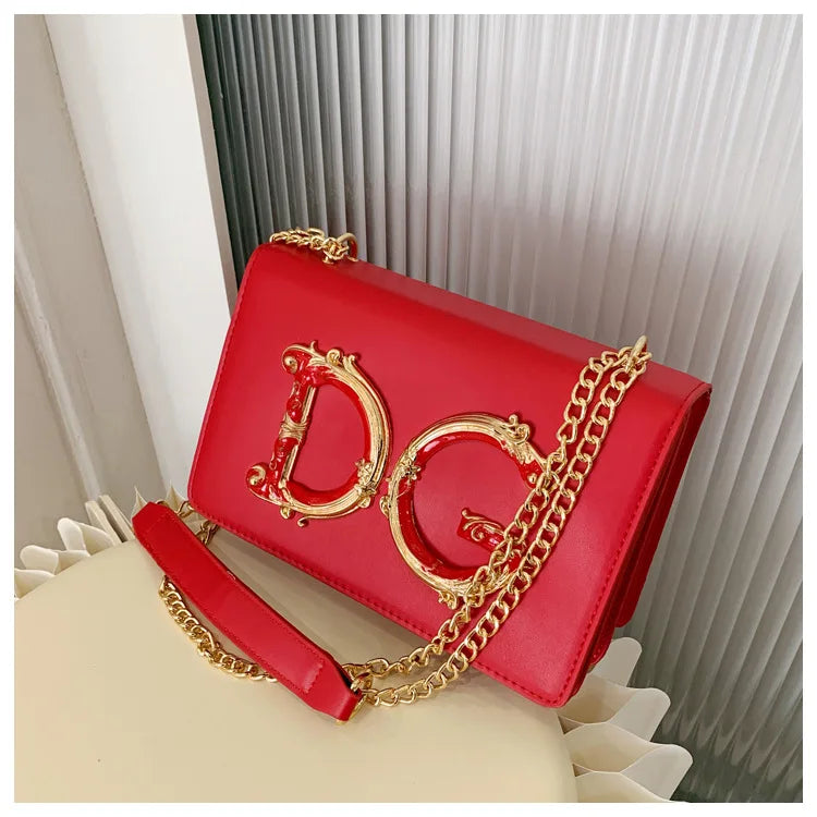 Banquet small square bag, women's new fashionable and versatile chain shoulder crossbody bag