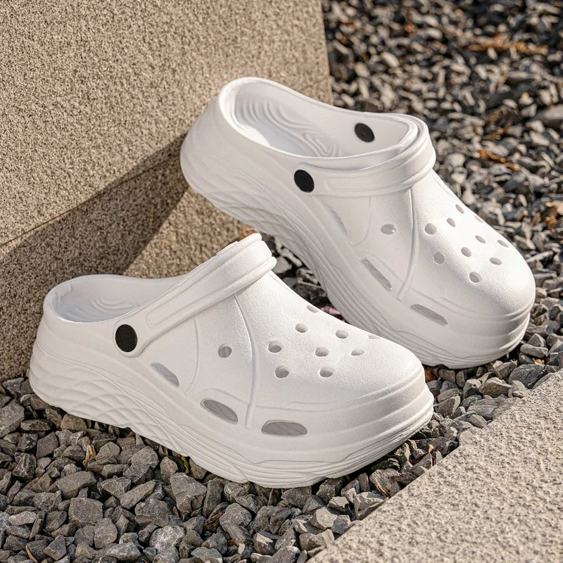 Women's Outdoor Fashionable Simple Design Clog Shoes Suitable for Home Beach Casual Comfortable Sandals