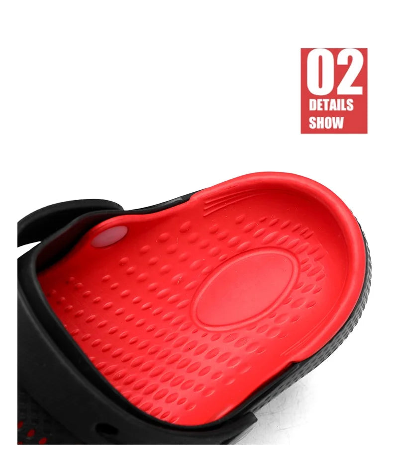 Men's Summer Non-Slip Toe-Toe Sandals for Outdoor Use, Large Size Sports Beach Slippers