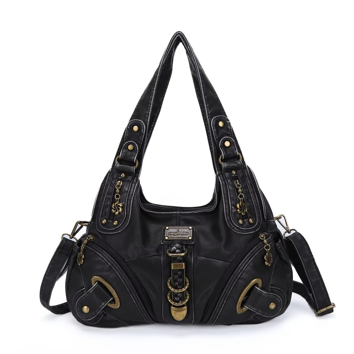 Angel kiss Women Handbags Fashion Shoulder Bag Large Tote Top-handle Shopping Pack Multifunctional Satchel Lady Hobos  Big Purse