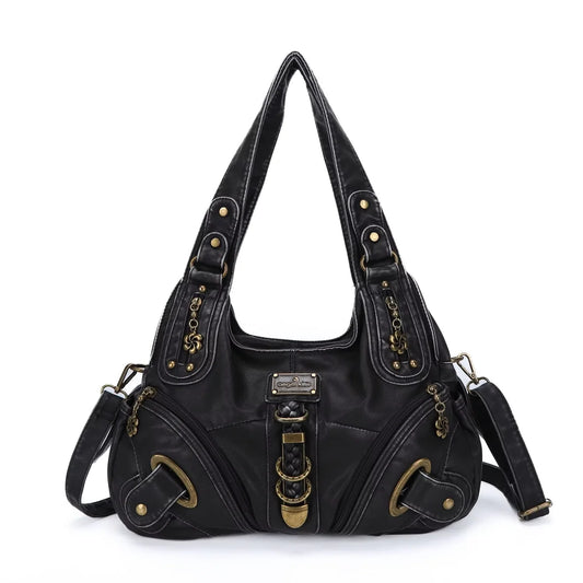 Angel kiss Women Handbags Fashion Shoulder Bag Large Tote Top-handle Shopping Pack Multifunctional Satchel Lady Hobos  Big Purse