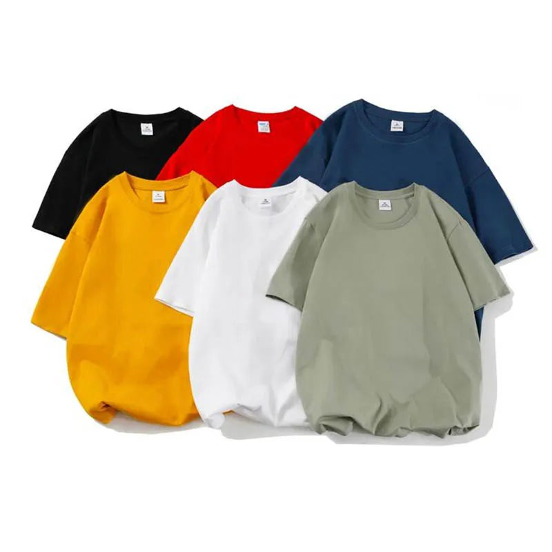 Men's High Quality Cotton Blend Moon Print Casual Summer Cool Short Sleeve Men Tshirt Loose t-shirt Male Tee Shirts Male Tee Top