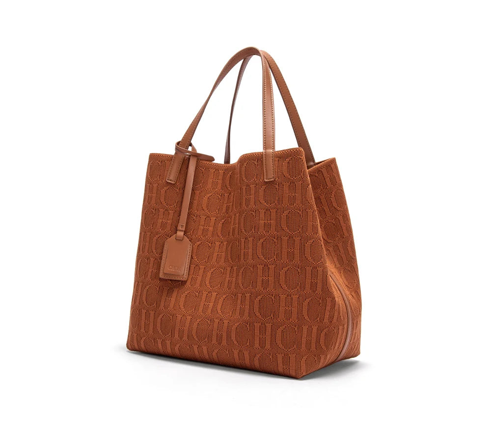 Fashionable Classic New Solid Color Outer Bag Women's Handbag Exquisite Handcrafted Weaving Large Capacity Handbag