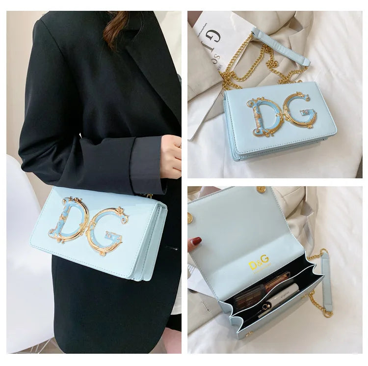 Banquet small square bag, women's new fashionable and versatile chain shoulder crossbody bag